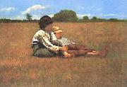 Winslow Homer Boys in a Pasture painting